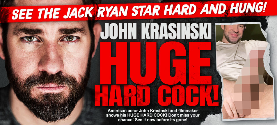 john krasinski huge hard cock