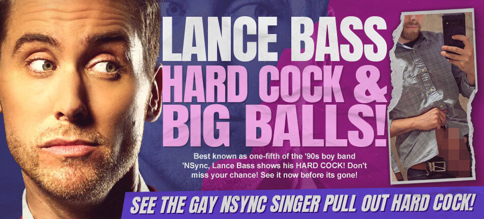 lance bass cock dick