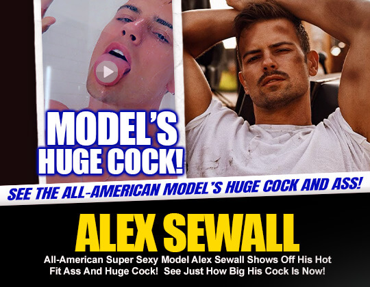 alex sewall model dick cock penis naked nude