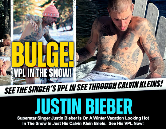 justin bieber bulge underwear vpl calvin klein snow