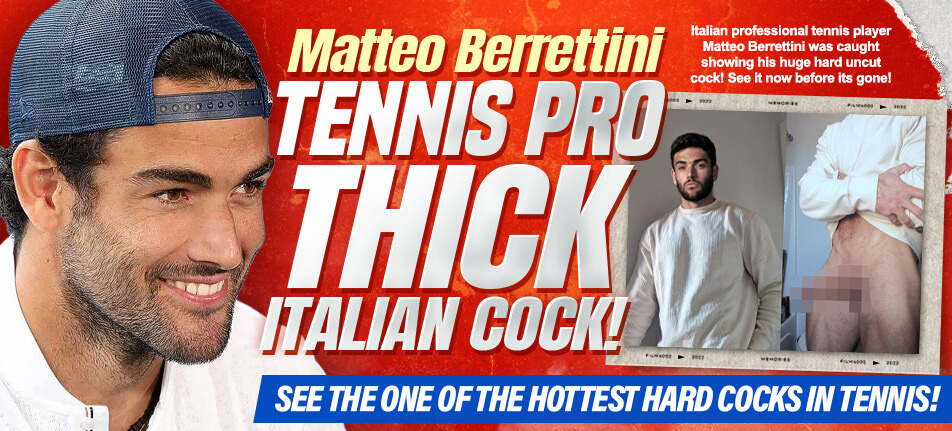 matteo berrettini dick penis nude