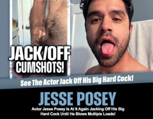 jesse posey cumshot jacking off video penis dick cock nude naked